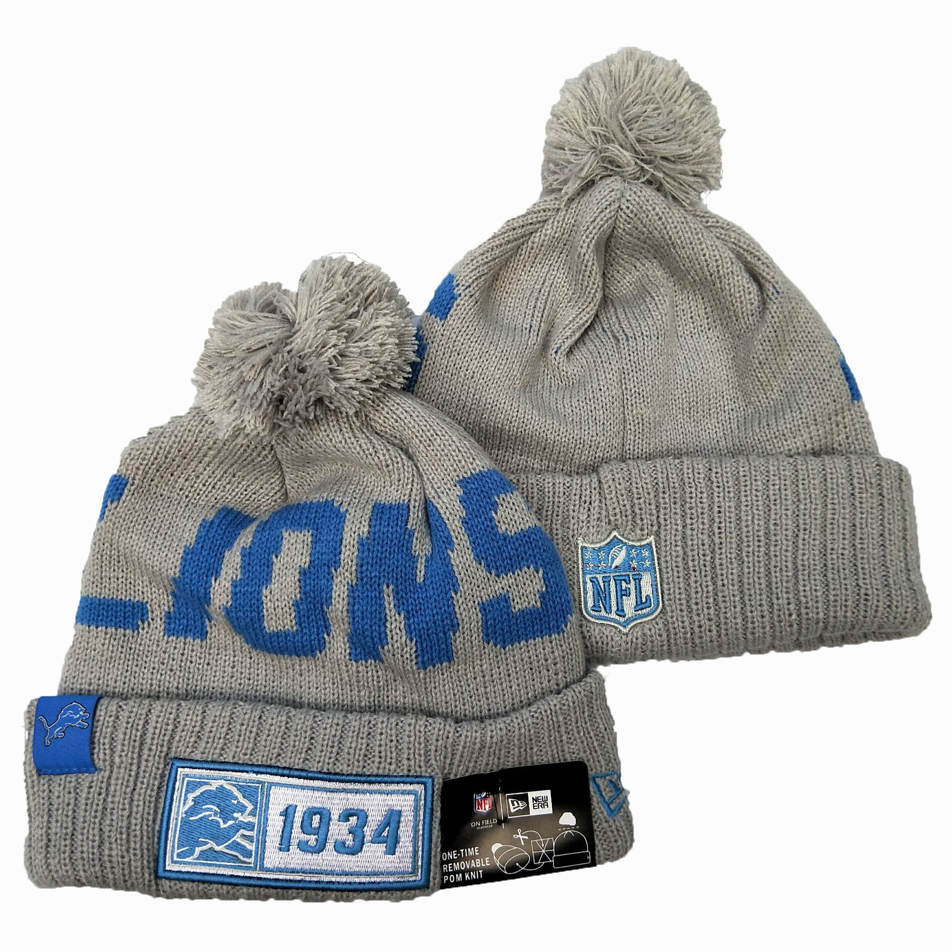 Detroit Lions Knit Hats 029